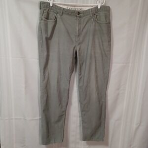 Lands' End Corduroy Pants Mens 40x32 Green Traditional Fit Straight Leg 395403‎